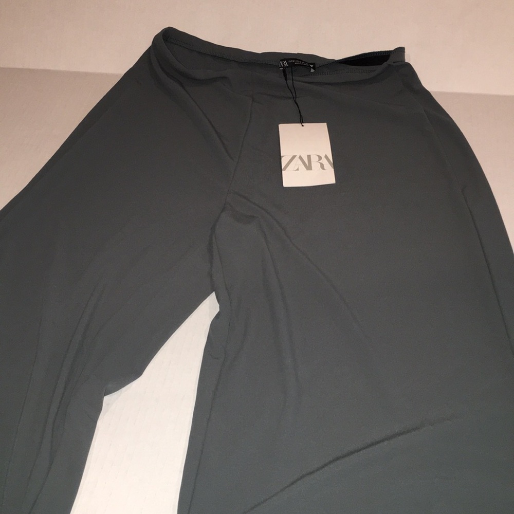 NWT Zara Wide Leg Pants | Size M - Picture 3 of 7